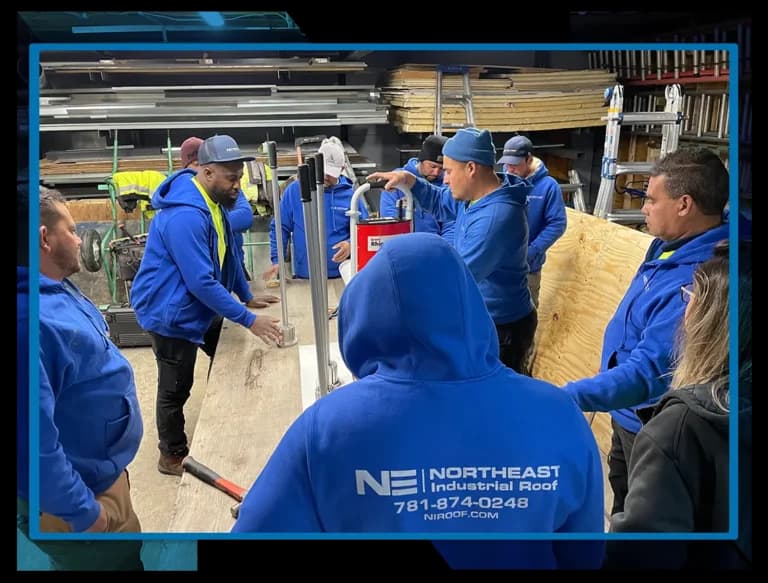 Northeast Industrial Roof project